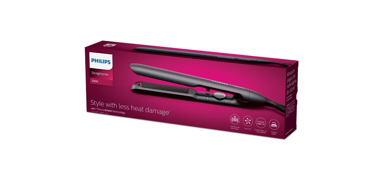 Philips 5000 Series Hair Straightener - Black