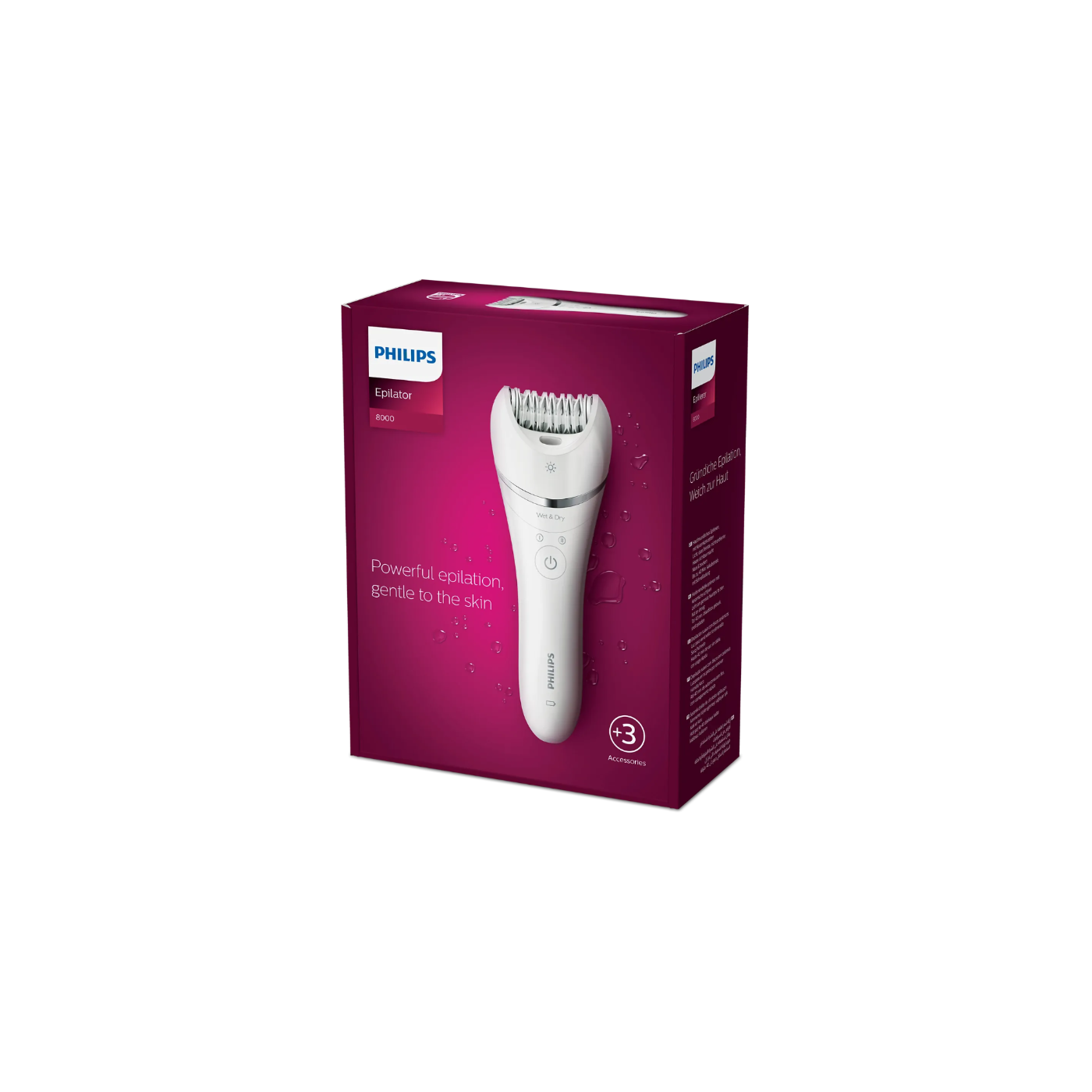 Philips Epilator Series 8000 - Wet & Dry