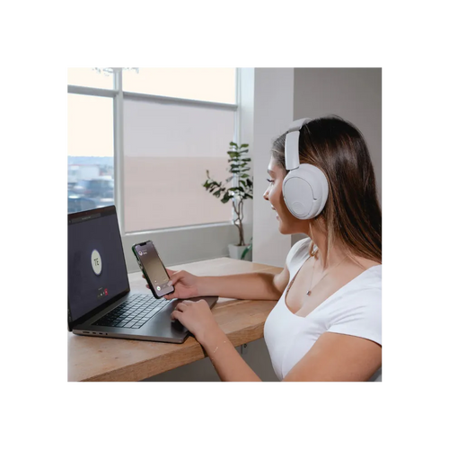 JLab JBuds Lux Over-Ear Smart Active Noise Cancelling Headphones - Cloud