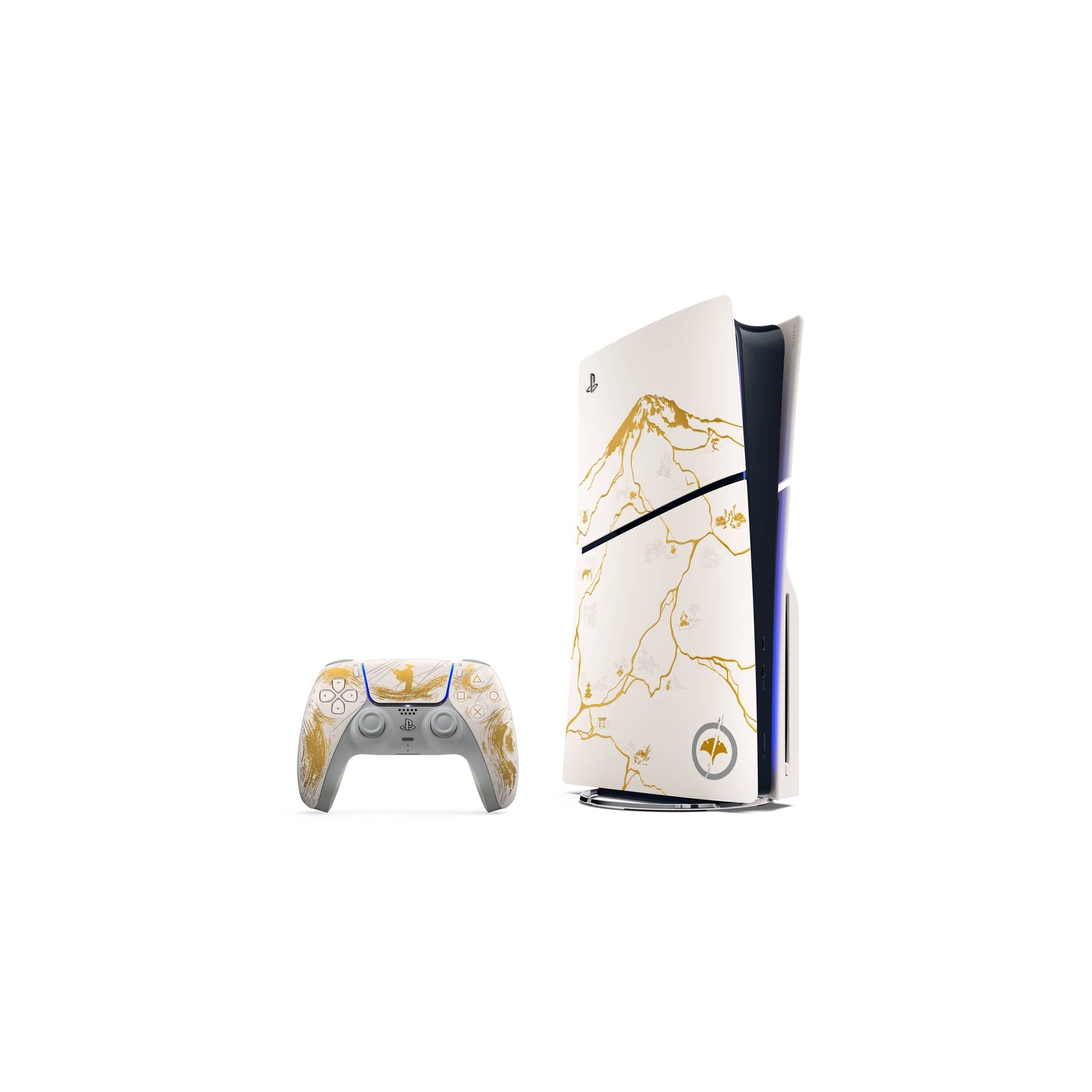 PlayStation 5 Console - Ghost of Yotei Gold Limited Edition Bundle