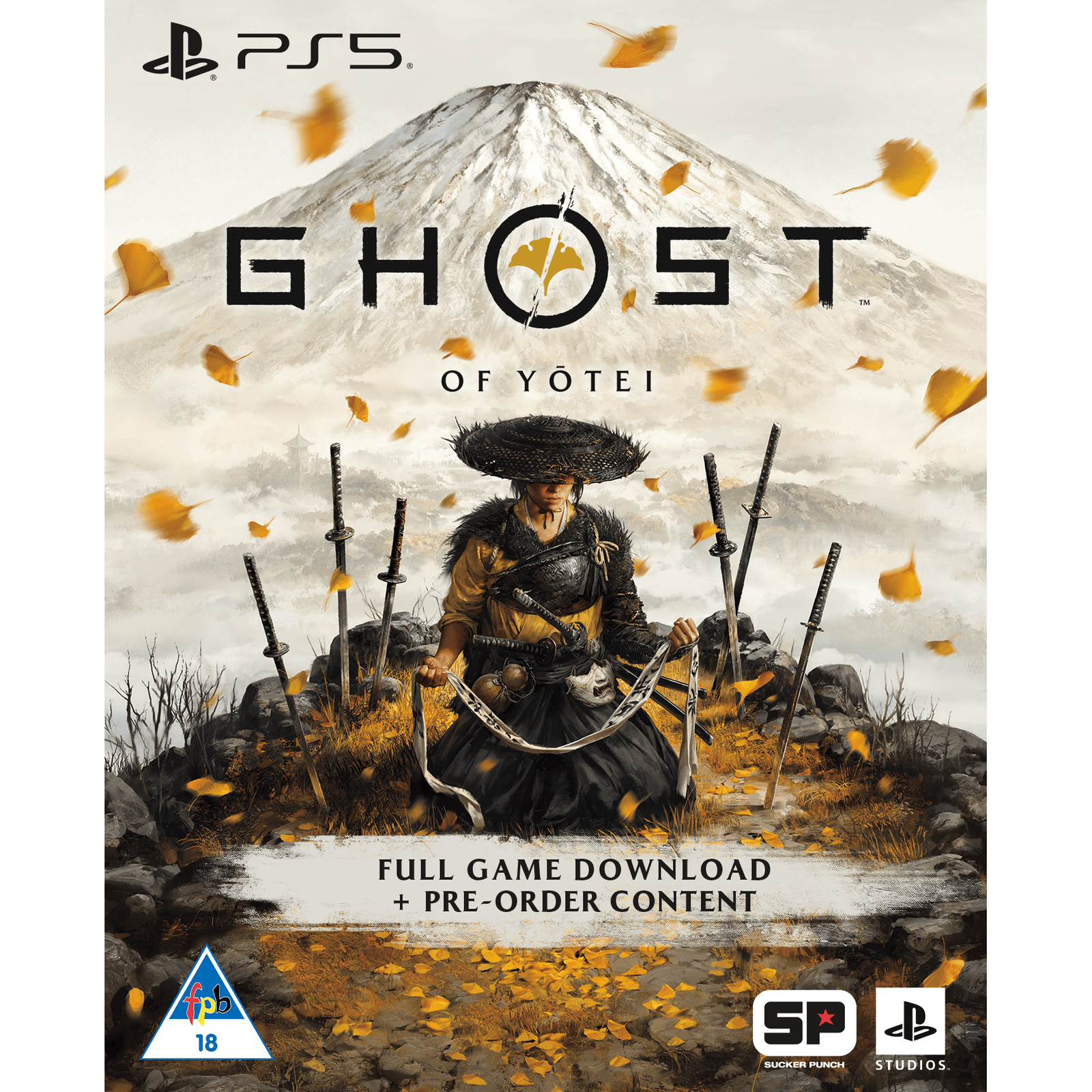 PlayStation 5 Console - Ghost of Yotei Gold Limited Edition Bundle