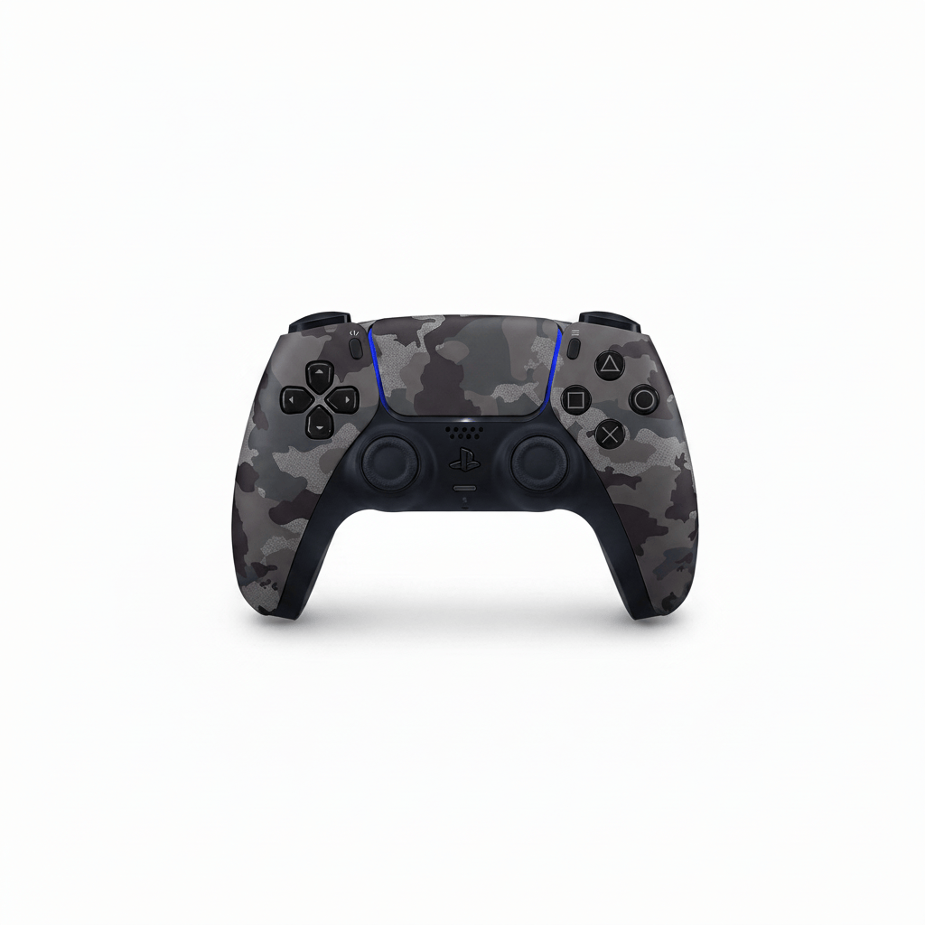 PlayStation 5 (PS5) DualSense Wireless Controller - Grey Camouflage