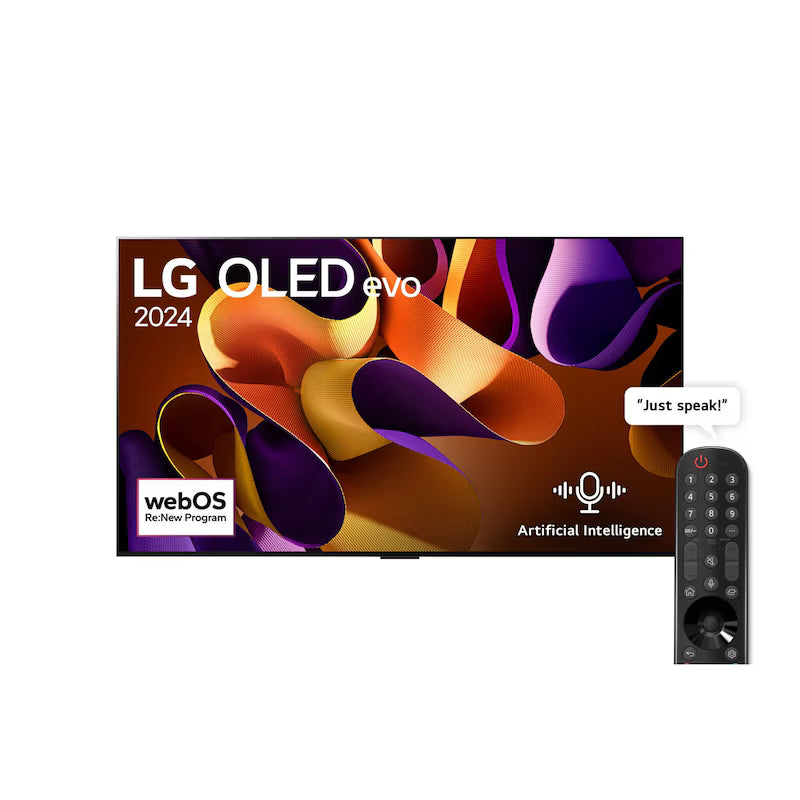 77 Inch LG OLED evo G4 4K Smart TV Dolby Vision 2024 - Wall Mount Version