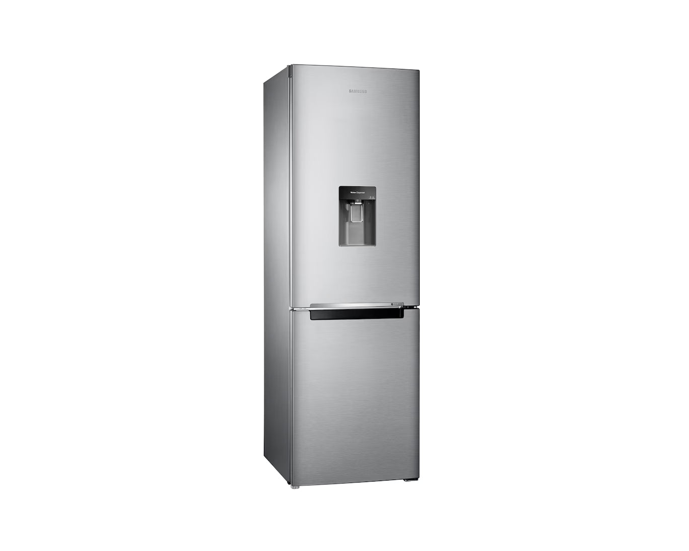 Samsung 321L Frost Free Top Fridge Bottom Freezer with Water Dispenser - Inox Stainless