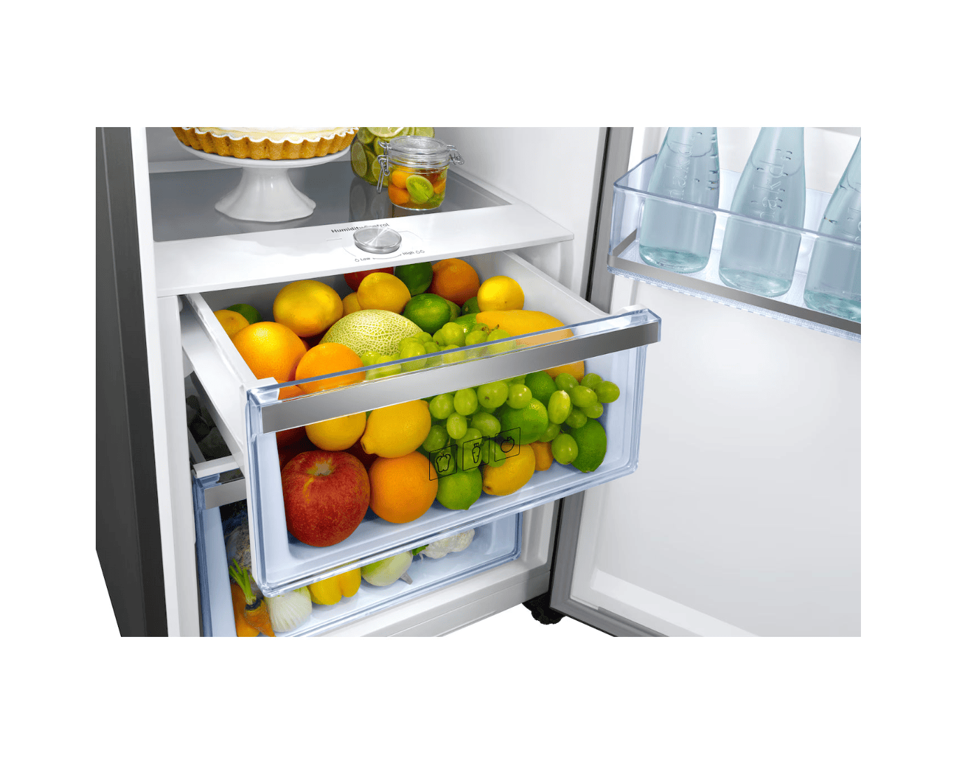 385L Single Door Fridge Stainless Steel